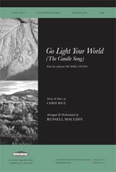 Go Light Your World SATB choral sheet music cover